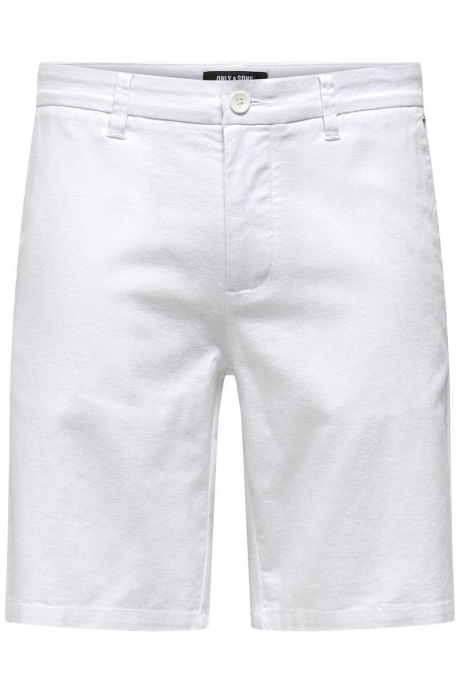 ONSMARK 0011 COTTON LINEN SHORTS NO 22024940 White